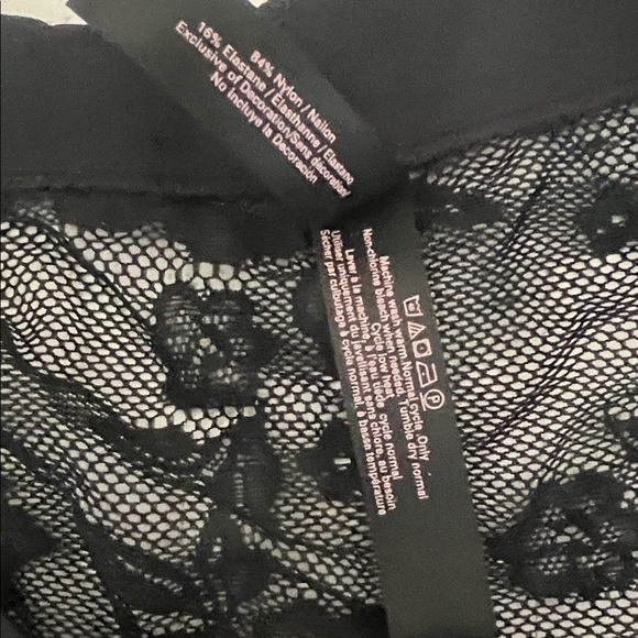 Victoria's Secret Elegant Black Lace Panty size L - Picture 5 of 7